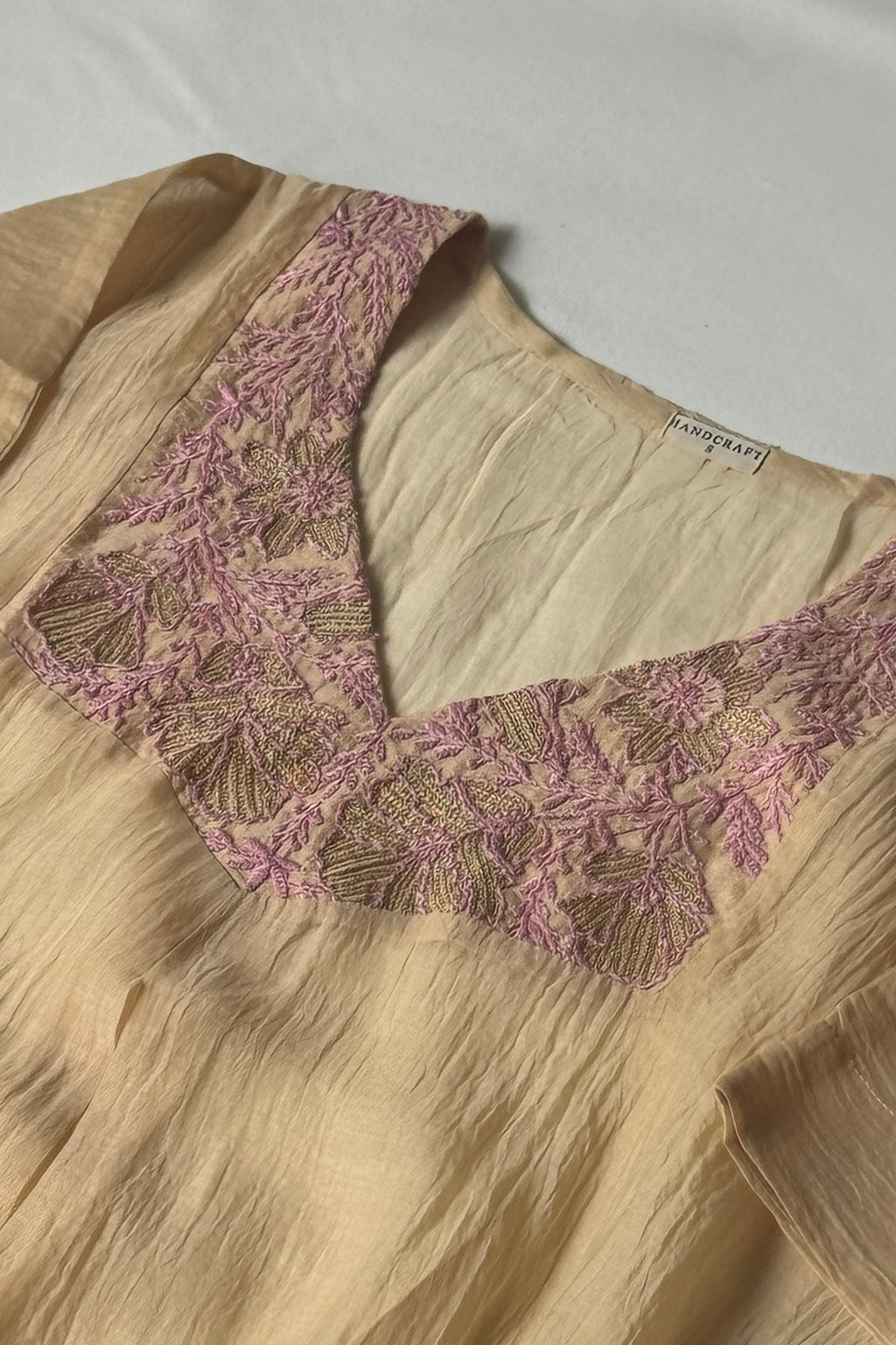 Naazé | The Art of Chikankari (Pastel Yellow)