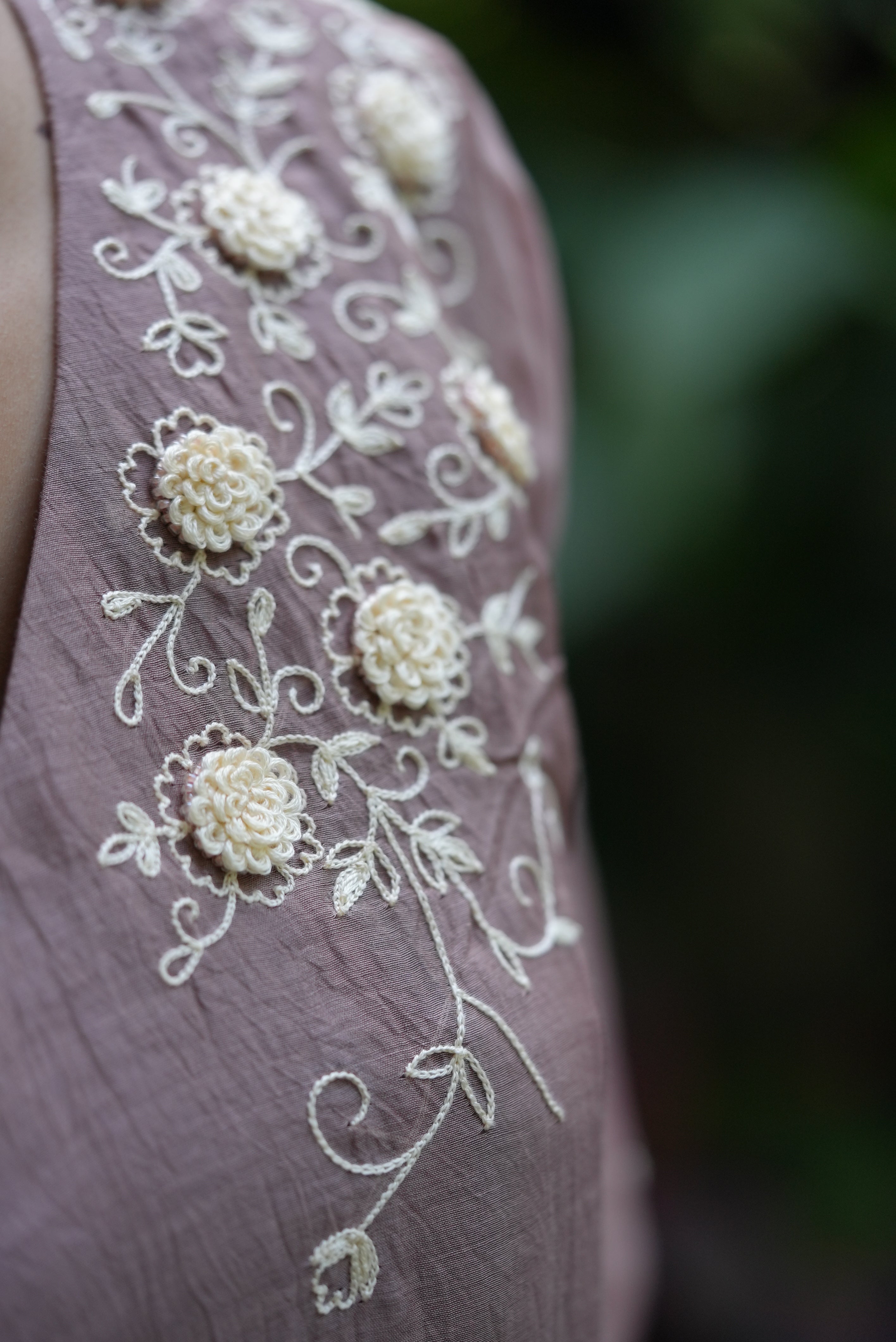 Smoky Lavender Kurta Set | Party wear