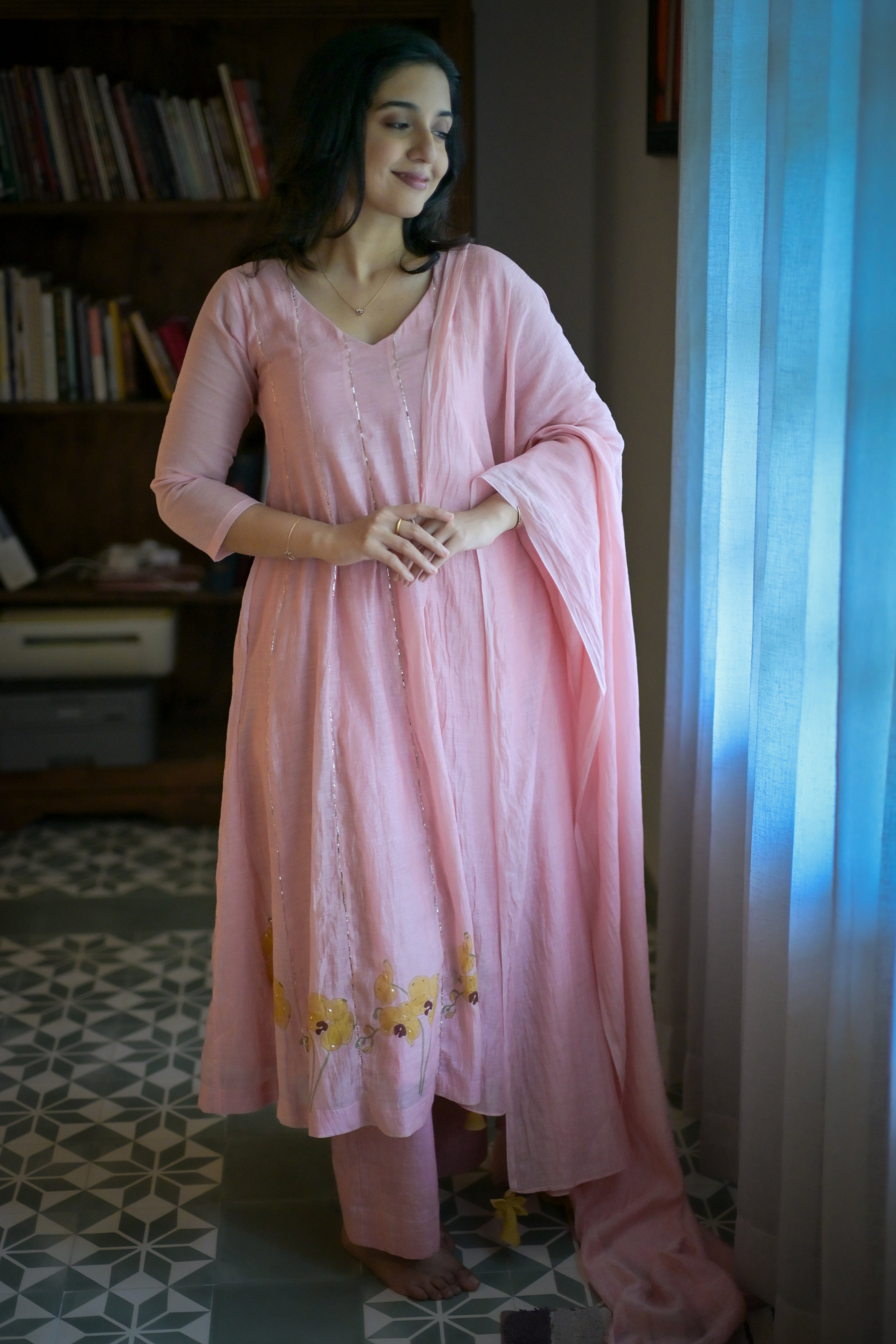 Orchid Garden Pink | Party Wear Collection