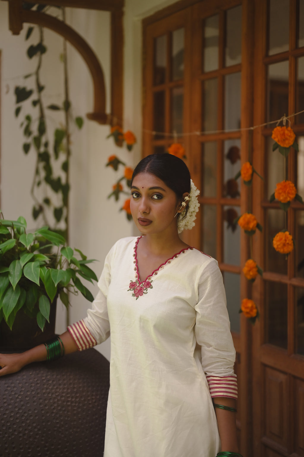 Hibiscus Co-ord set | Onam pret
