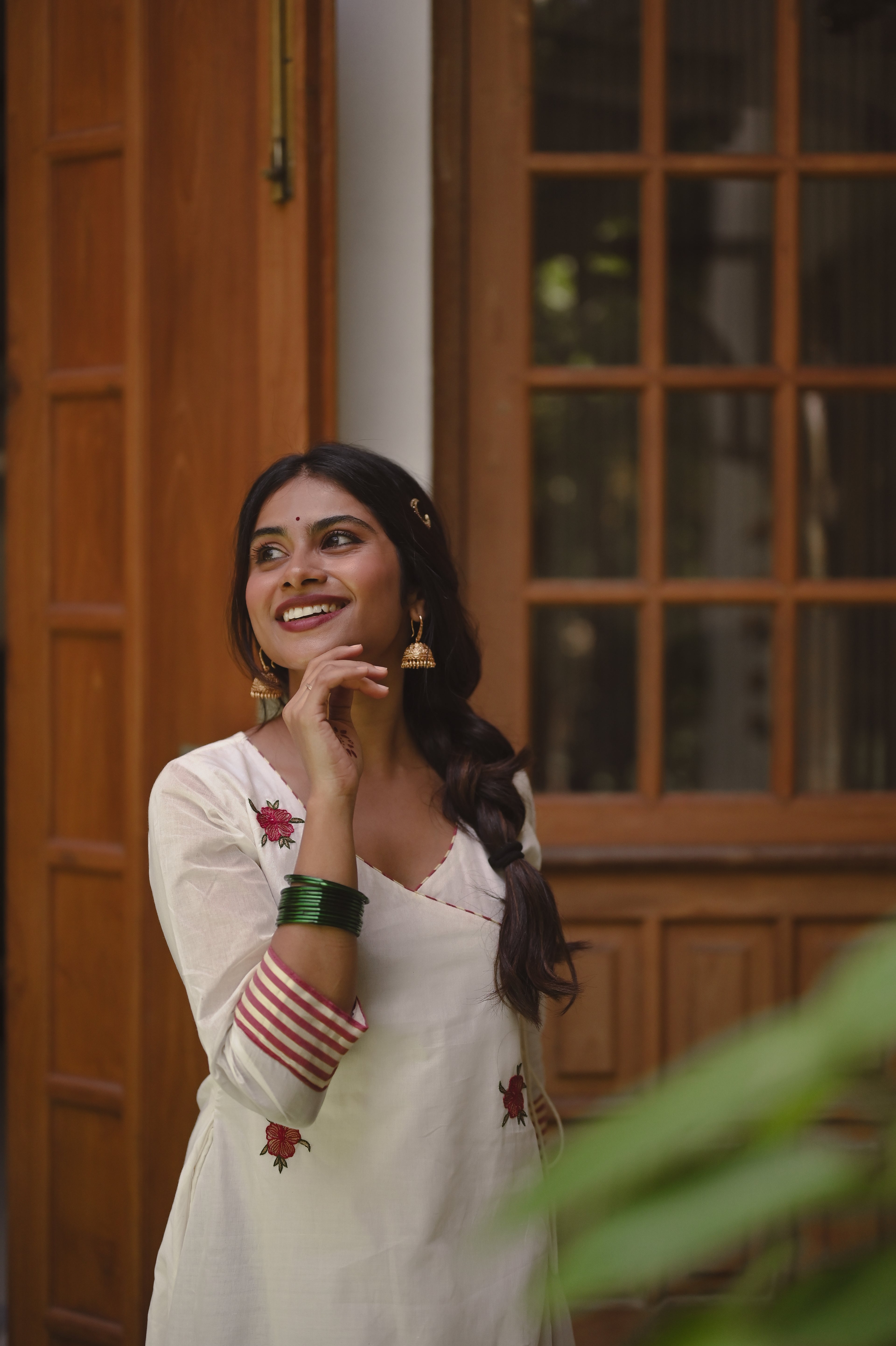Hibiscus Wrap Dress| Onam pret