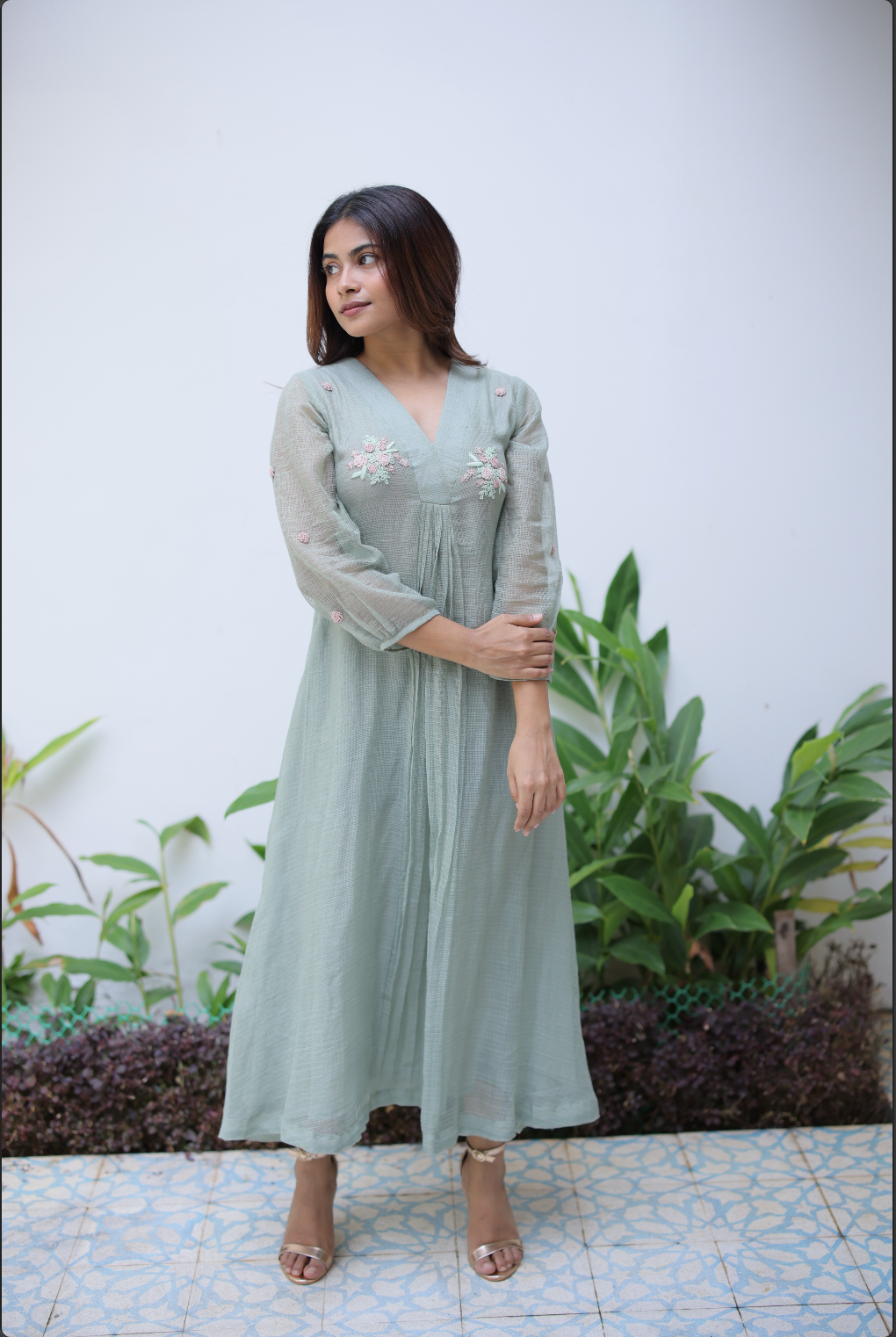 Sage Green | Light Summer Party Wear