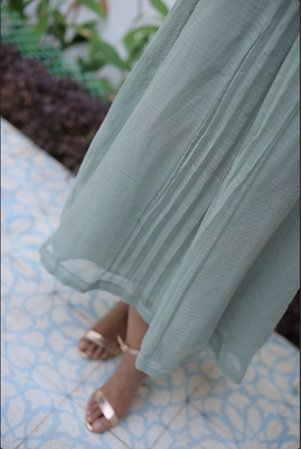 Sage Green | Light Summer Party Wear